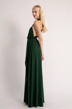 Classic Multiway Infinity Dress in Hunter Green