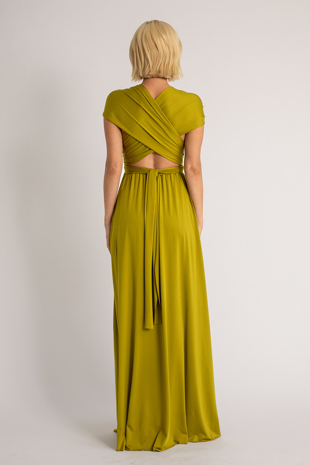 Classic Multiway Infinity Dress in Kiwi Green