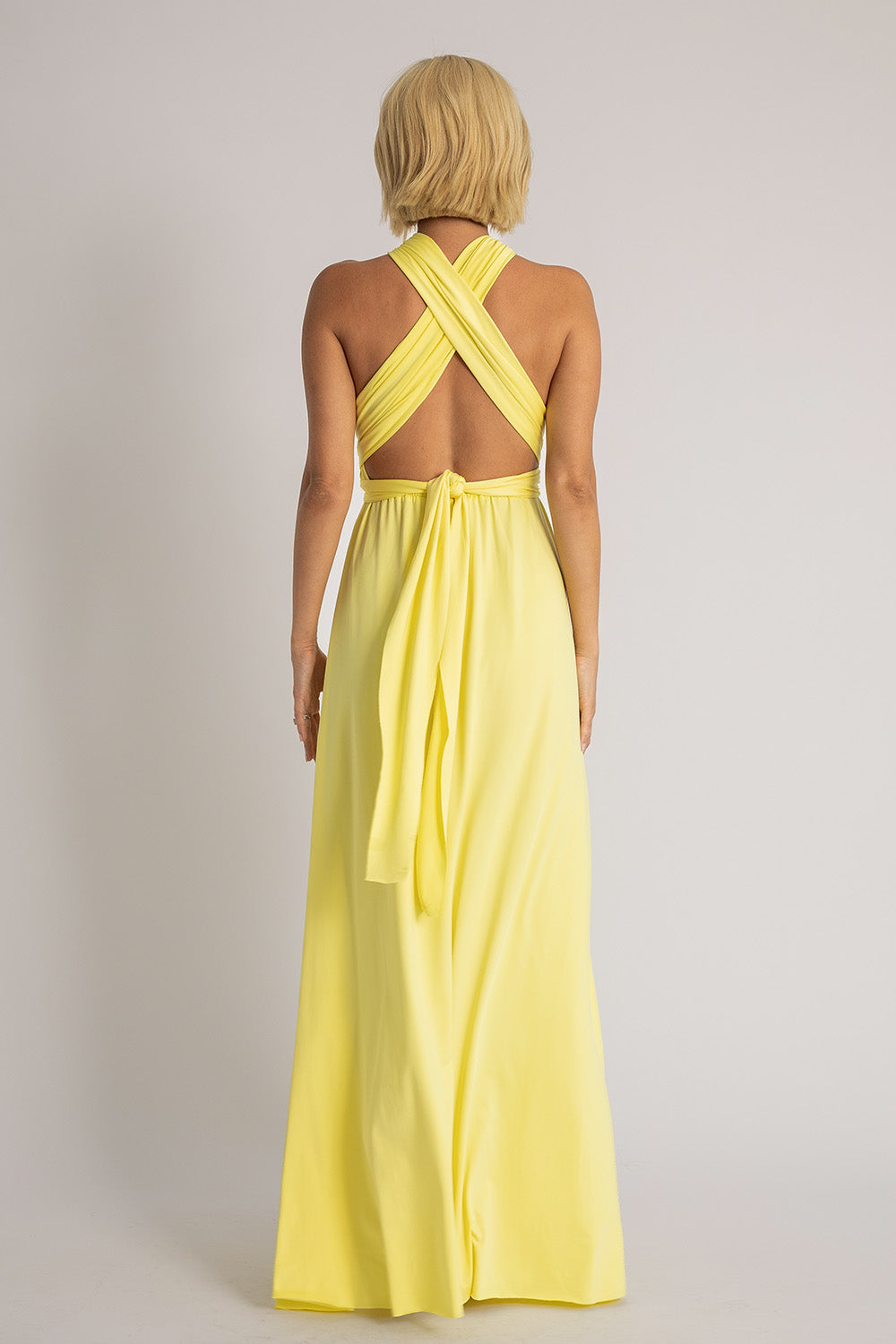 Classic Multiway Infinity Dress in Lemon Sorbet