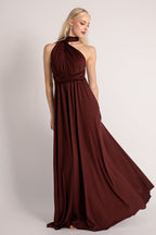 Classic Multiway Infinity Dress in Maroon