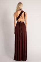 Classic Multiway Infinity Dress in Maroon