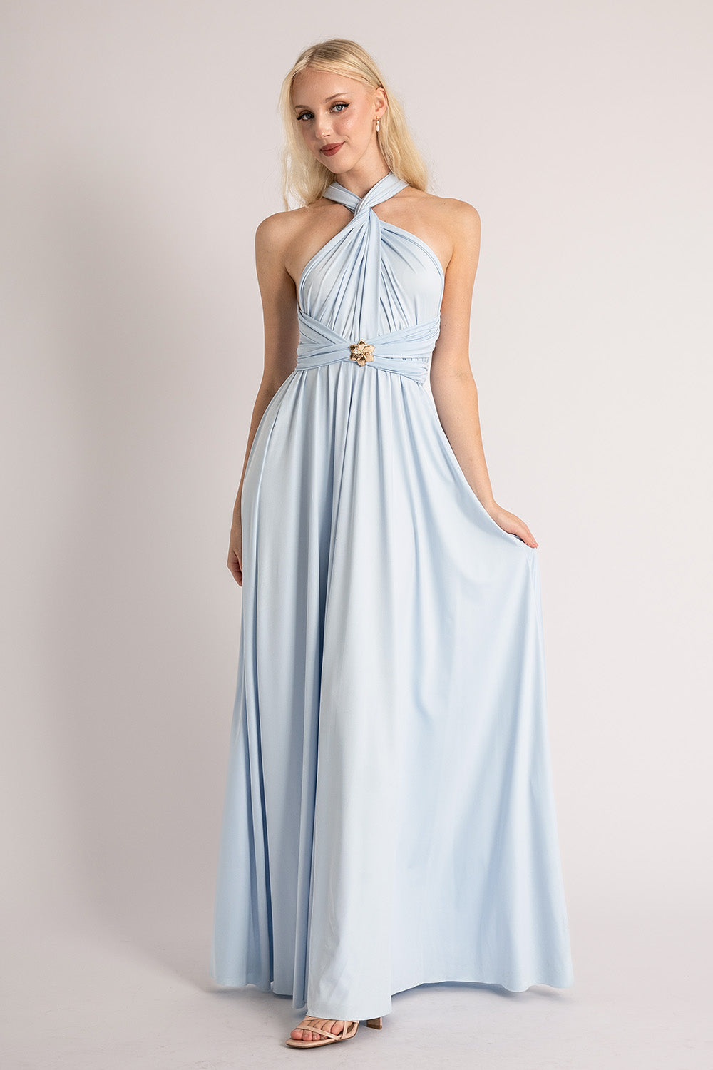 Classic Multiway Infinity Dress in Mist Blue