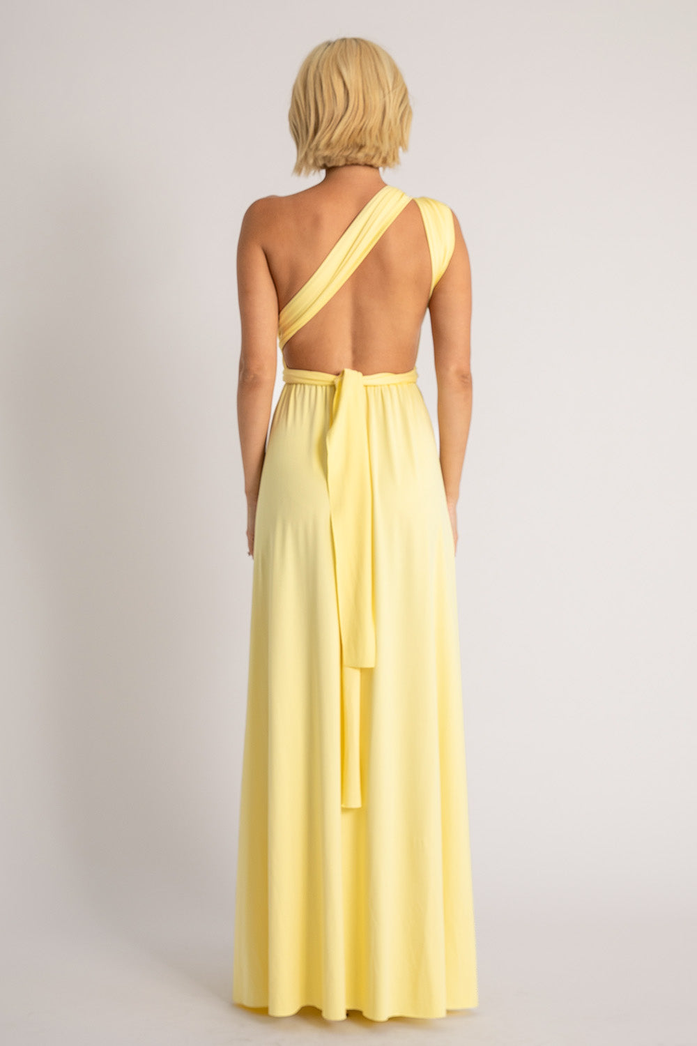 pastel yellow infinity dress Classic Infinity Dress in Pastel Yellow | Multiway
