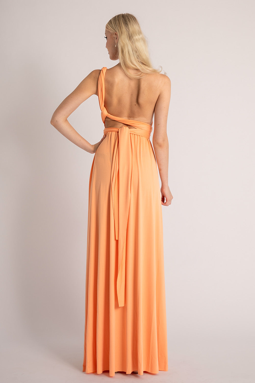 Classic Multiway Infinity Dress in Peach
