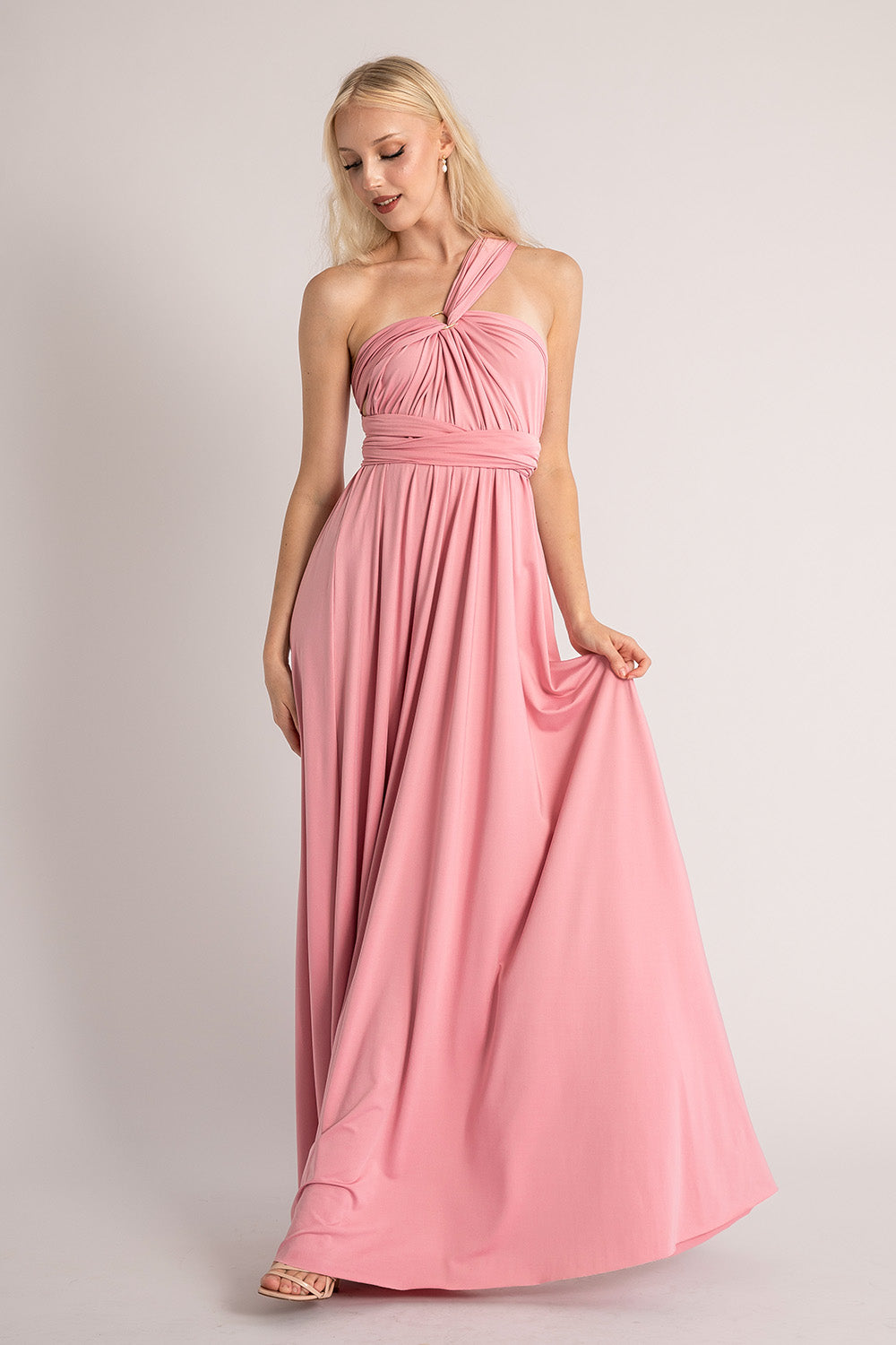 Classic Multiway Infinity Dress in Strawberry Pink