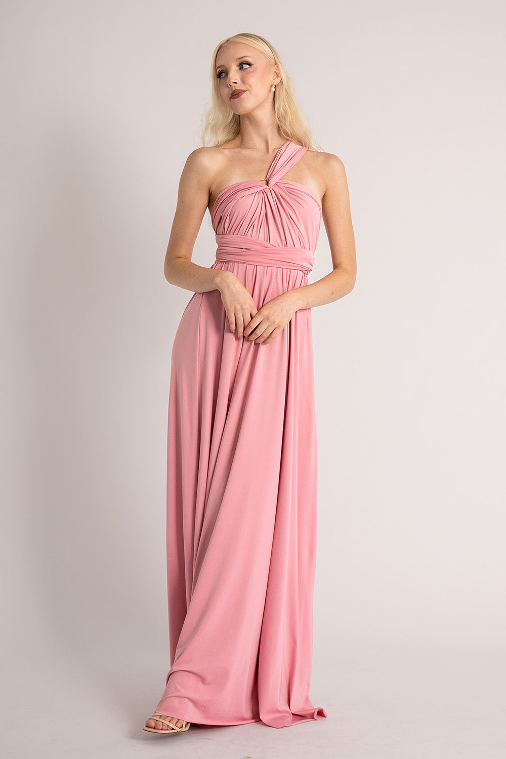 Classic Multiway Infinity Dress in Strawberry Pink