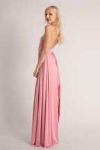 Classic Multiway Infinity Dress in Strawberry Pink