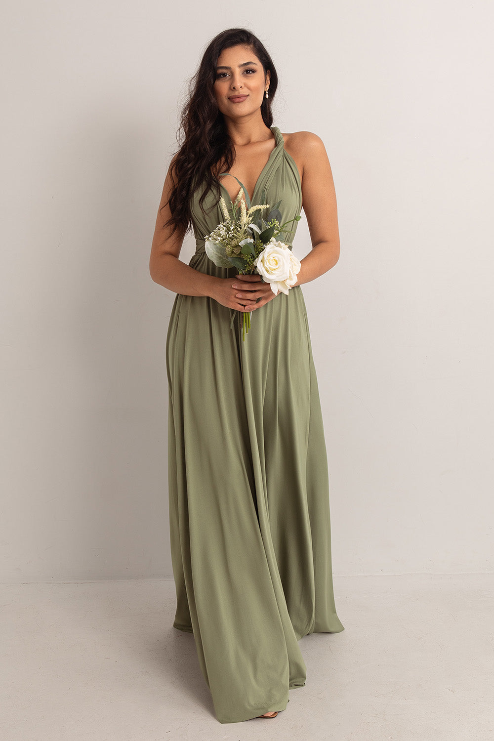 Classic Multiway Infinity Dress in Khaki