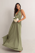 Classic Multiway Infinity Dress in Khaki