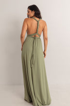 Classic Multiway Infinity Dress in Khaki