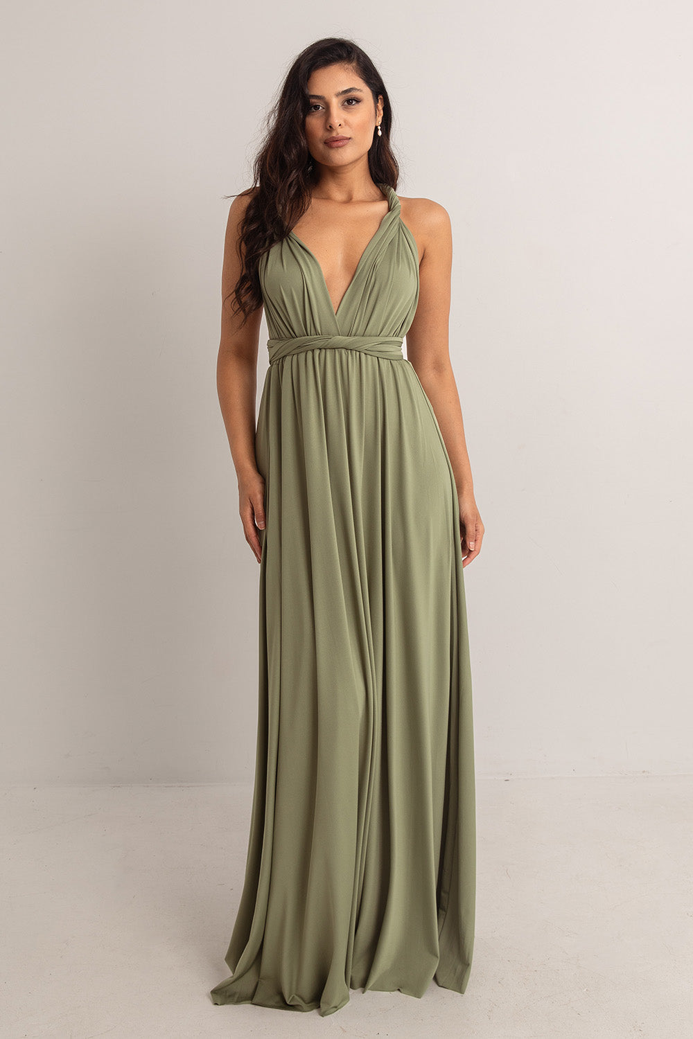 Classic Multiway Infinity Dress in Khaki