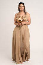 Classic Multiway Infinity Dress in Cappucino