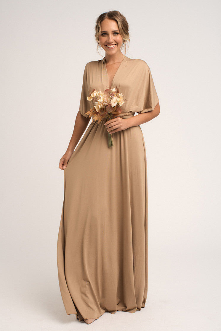 Classic Multiway Infinity Dress in Cappucino