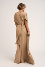 Classic Multiway Infinity Dress in Cappucino