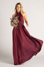 Classic Infinity Dress in Dark Burgundy