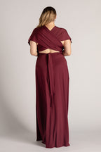 Classic Infinity Dress in Dark Burgundy