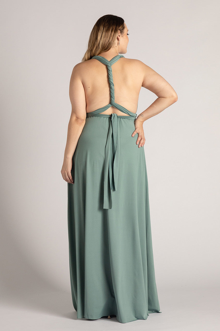Duck Egg Blue Classic Infinity Multiway Dress for formal and bridesmaids dresses