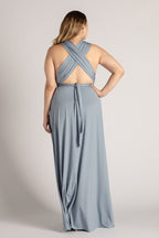 Classic Infinity Dress in Dusty Blue