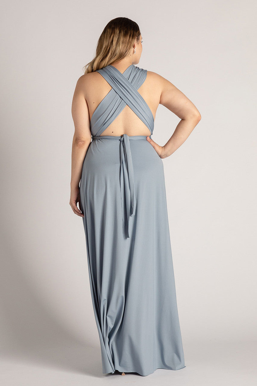 Classic Infinity Dress in Dusty Blue