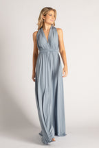 Dusty Blue formal and bridesmaids dress. Classic Multiway Infinity Bridesmaids Dress In Dusty Blue