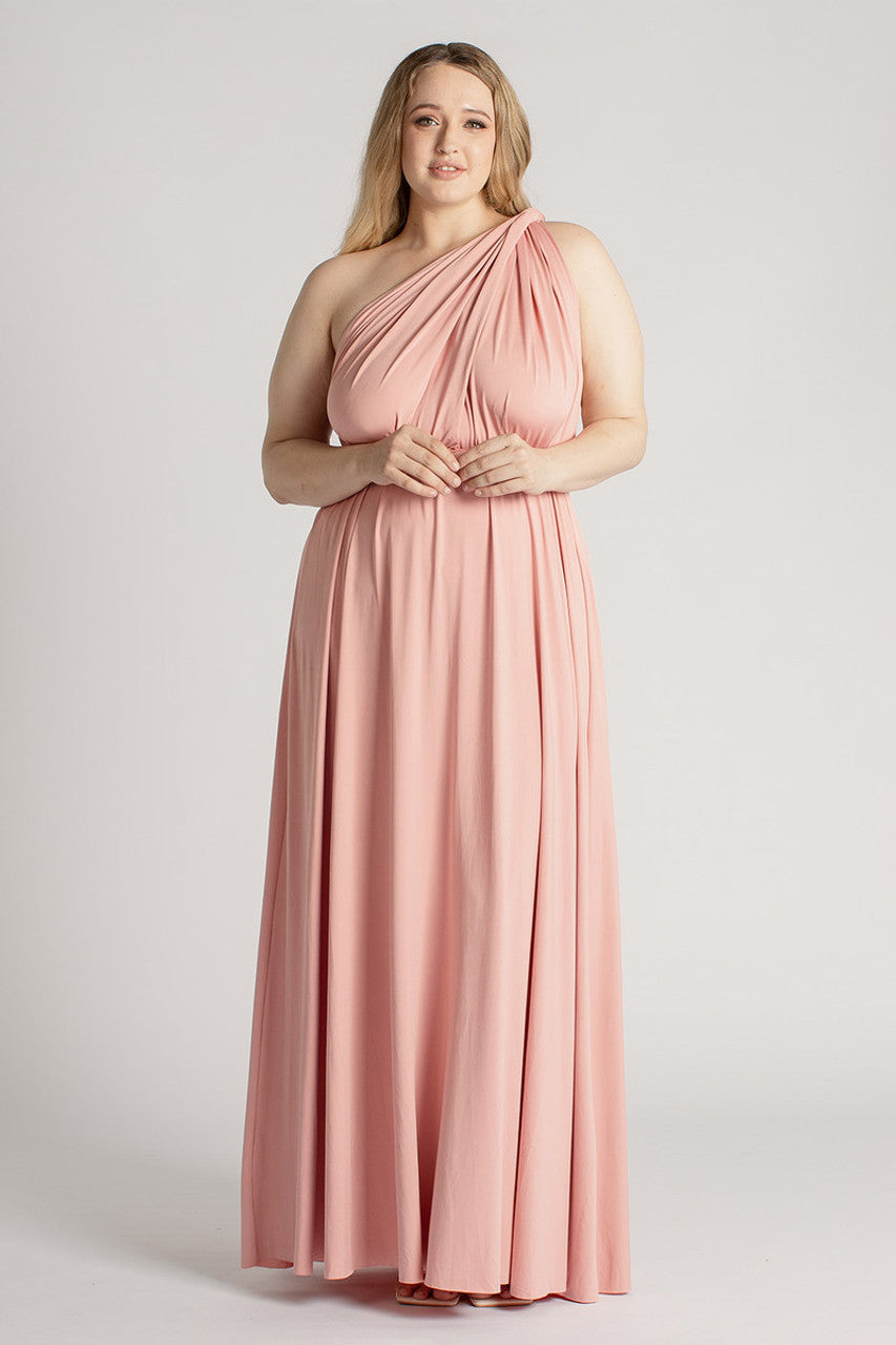 Classic Infinity Dress in Dusty Pink