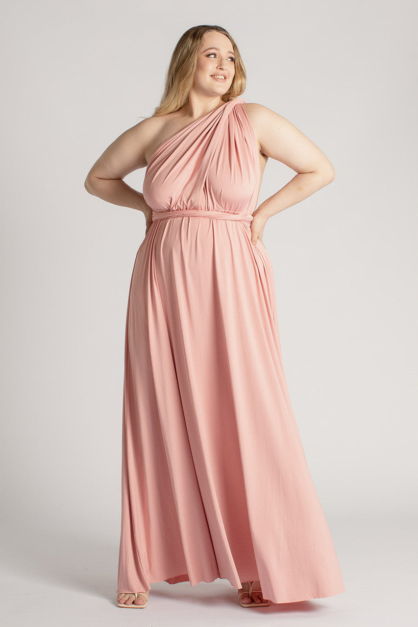 Classic Infinity Dress in Dusty Pink