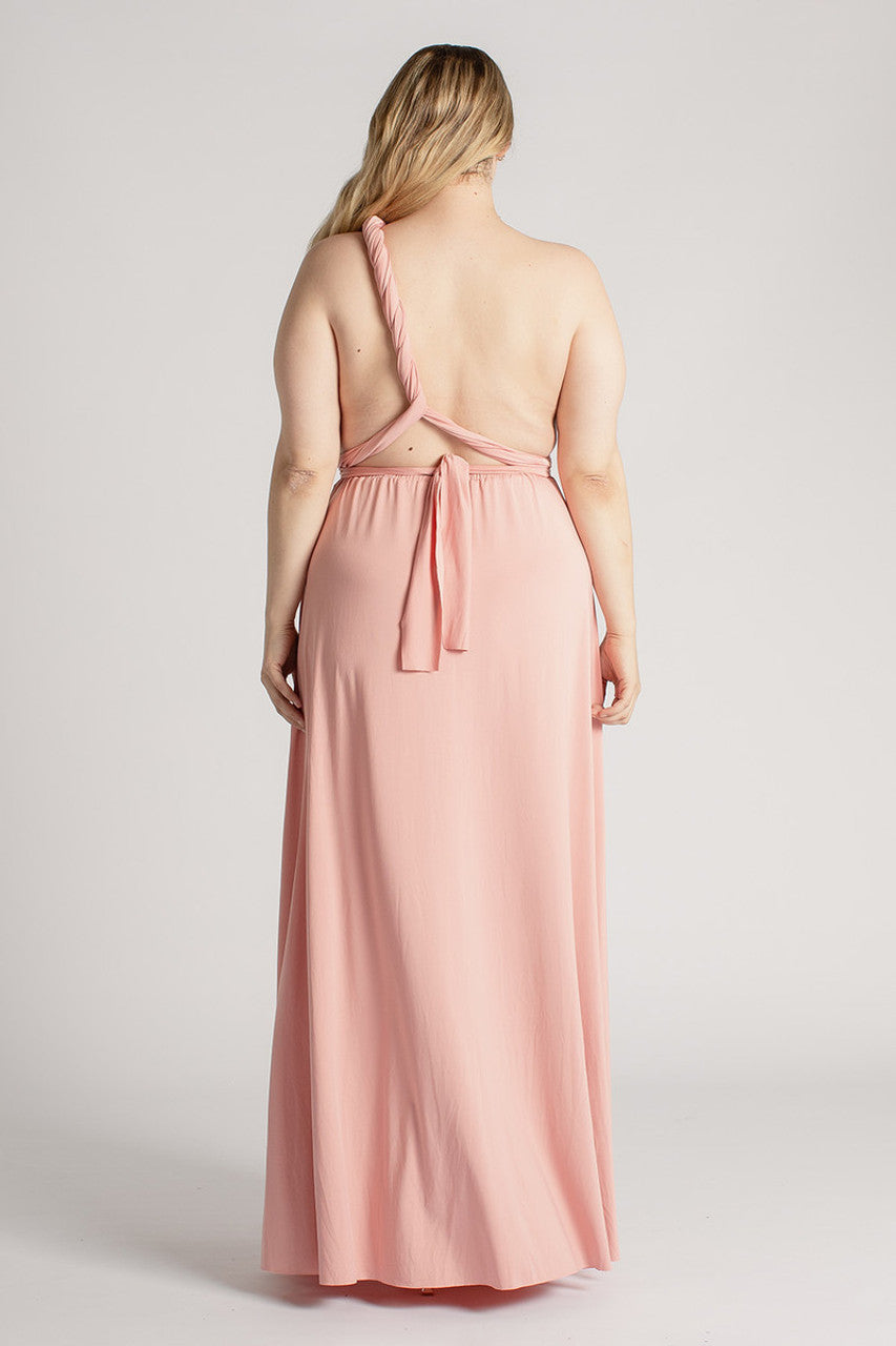 Classic Infinity Dress in Dusty Pink