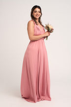Classic Infinity Dress in Dusty Rose