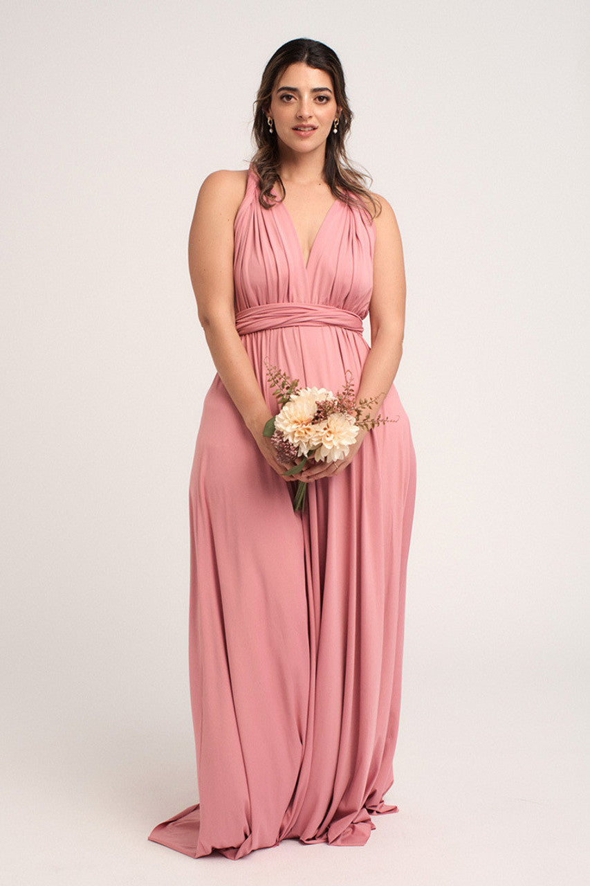 Classic Infinity Dress in Dusty Rose