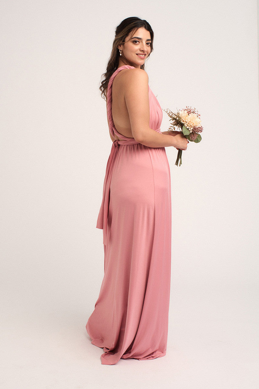 Classic Infinity Dress in Dusty Rose