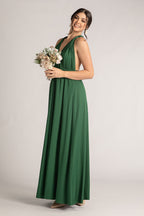 Classic Infinity Dress in Emerald Green