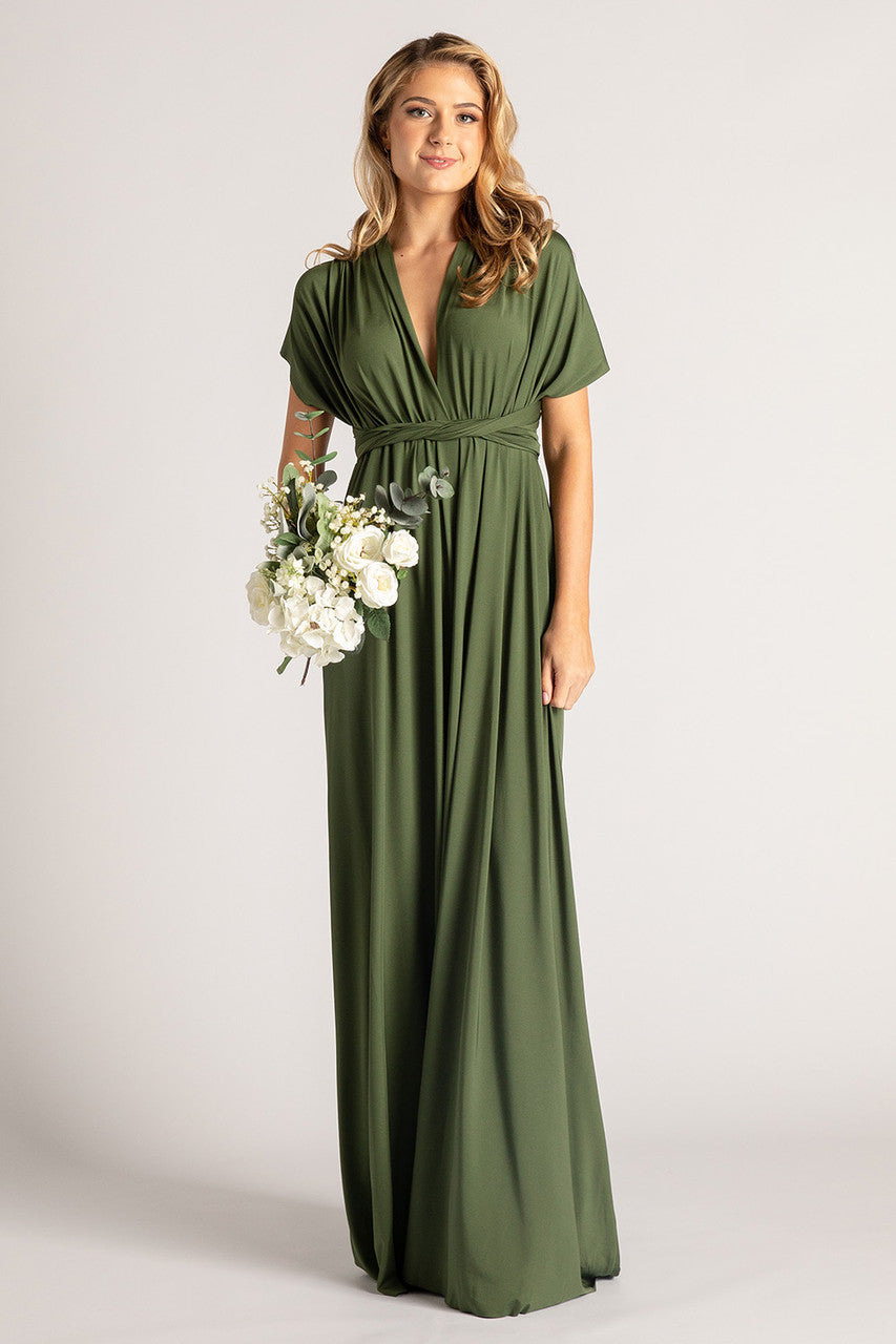 Forest Green Bridesmaids and Formal Dress. Classic Infinity Multiway Dress In Forest Green