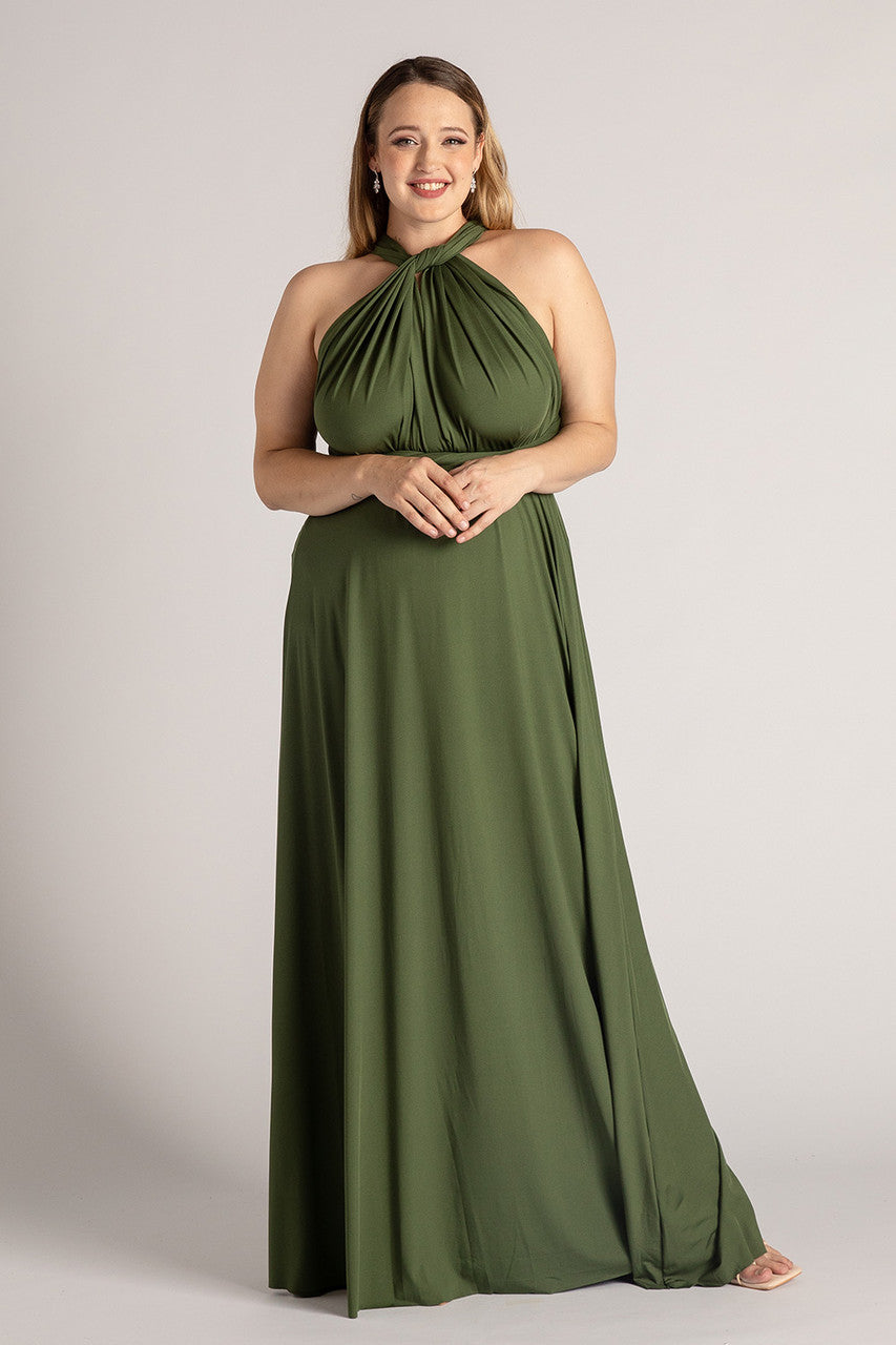 Forest Green Bridesmaids and Formal Dress. Classic Infinity Multiway Dress In Forest Green