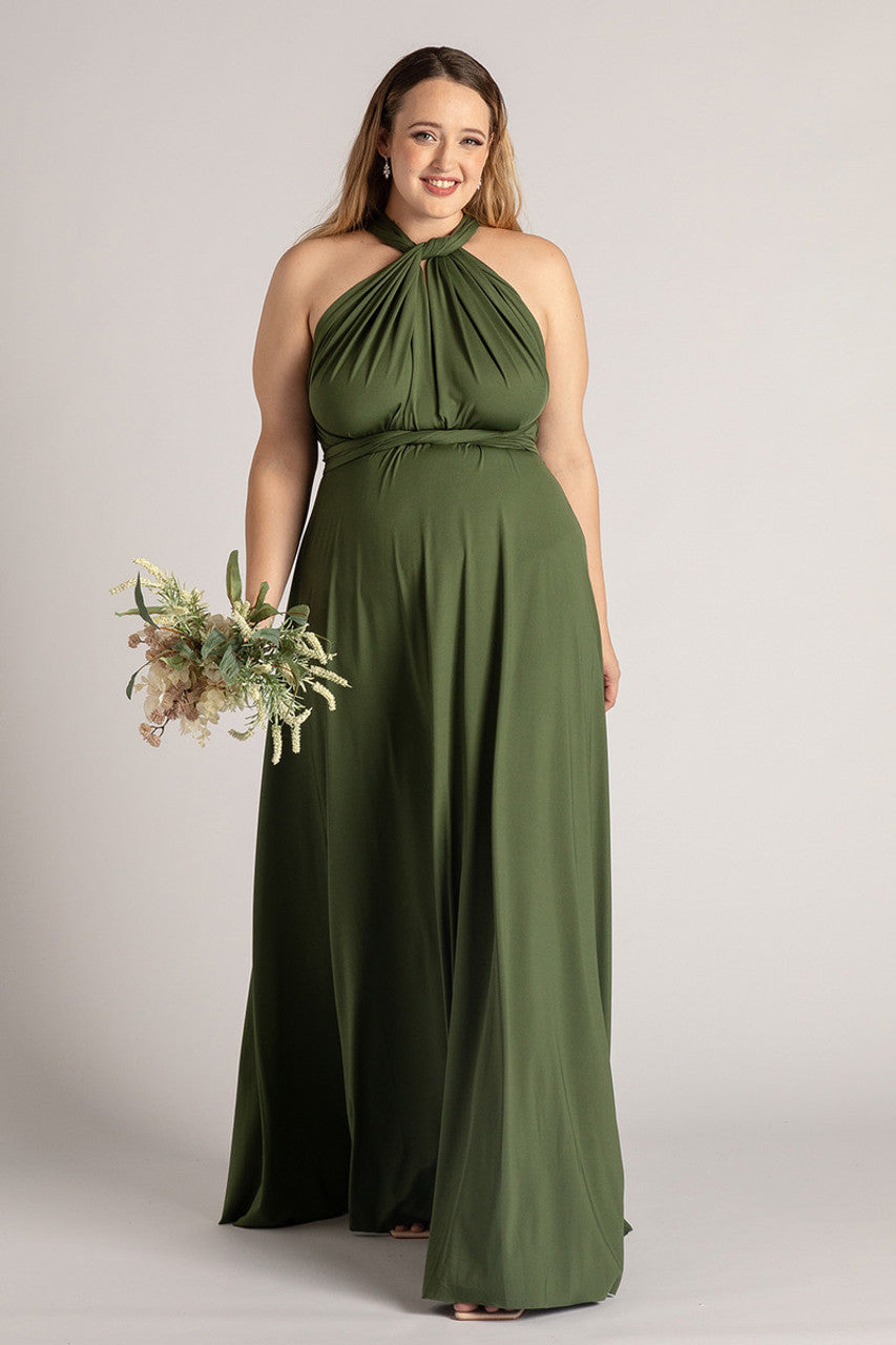 Classic Infinity Dress in Forest Green