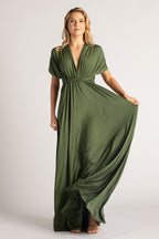 Classic Infinity Dress in Forest Green