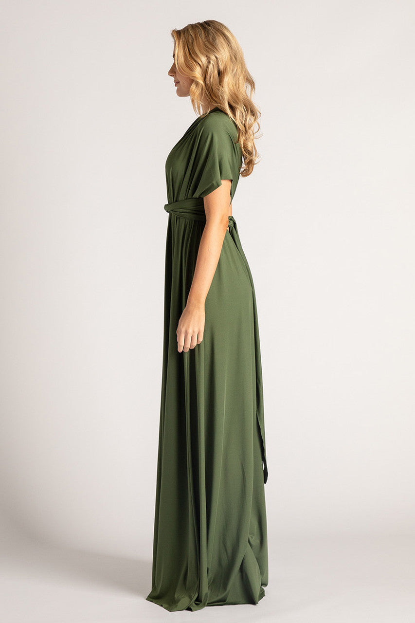 Classic Infinity Dress in Forest Green