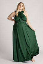 Classic Infinity Dress in Hunter Green