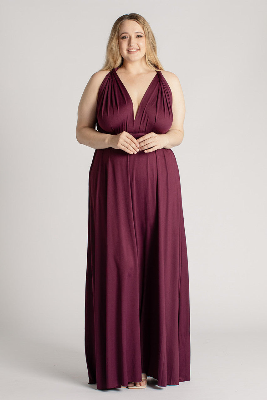 Classic Infinity Dress in Mulberry