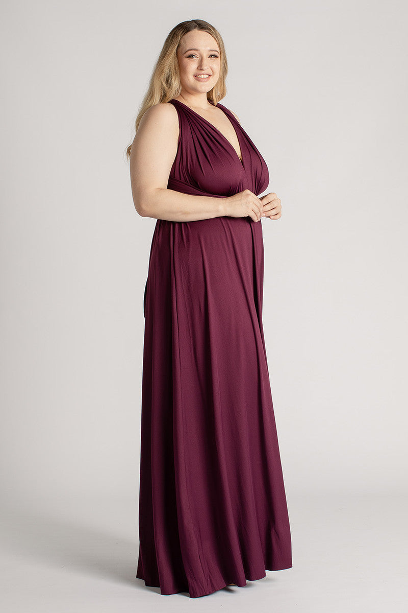 Classic Multiway Infinity Dress in Mulberry