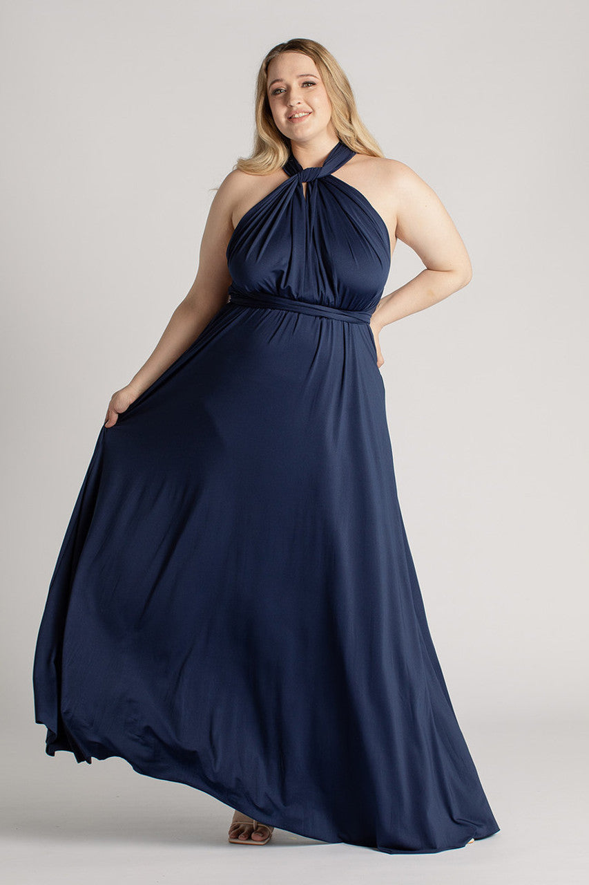 Classic Infinity Dress in Navy