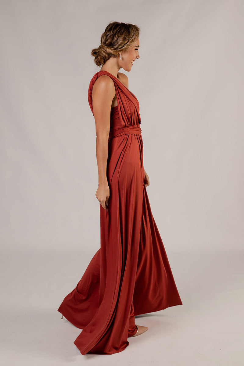 Classic Multiway Infinity Dress in Paprika