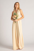 Classic Multiway Infinity Dress in Butter Yellow