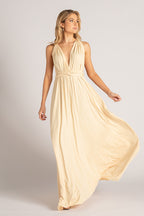 Classic Multiway Infinity Dress in Butter Yellow