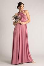 Classic Multiway Infinity Dress in Plum