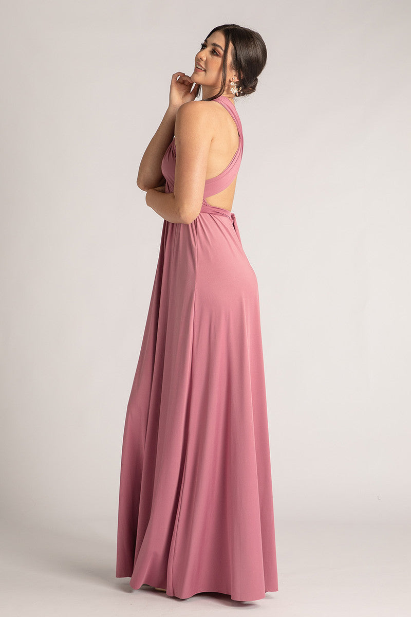 Classic Multiway Infinity Dress in Plum
