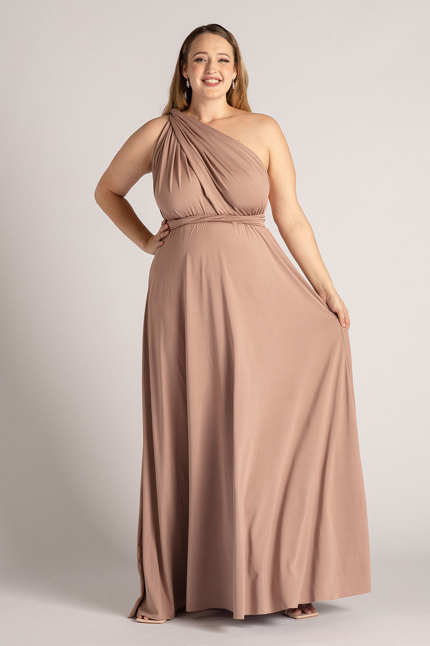 Classic Infinity Multiway Bridesmaids and Formal Dress in Rude Nude