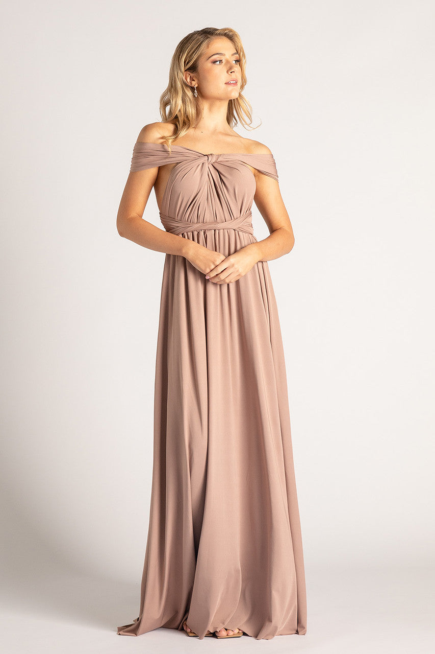 Classic Multiway Infinity Dress In Rose Nude For Sale - Bridesmaids Dresses