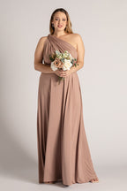 Classic Infinity Multiway Bridesmaids and Formal Dress in Rude Nude