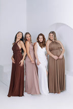 Classic Infinity Multiway Bridesmaids and Formal Dress in Rude Nude