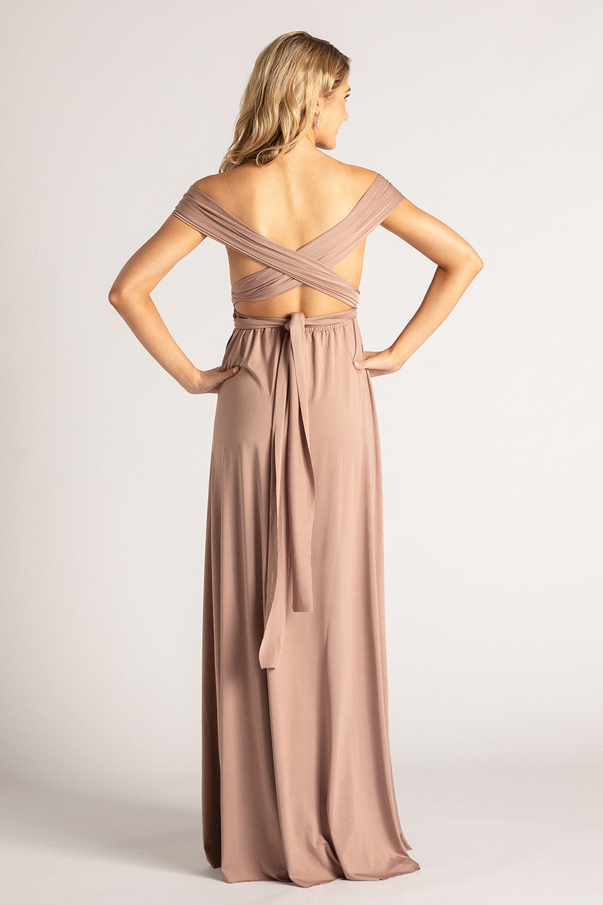 Classic Infinity Multiway Bridesmaids and Formal Dress in Rude Nude